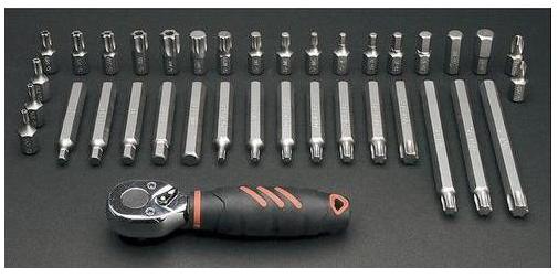 Zestaw końcówek wkrętaków NEO-TOOLS 37szt.