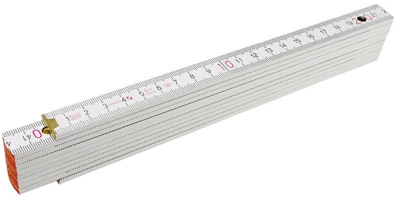 Miara składana TOPEX 1m biała Miara składana TOPEX 1m biała