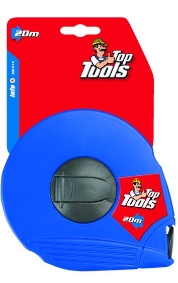 Taśma miernicza włókno szklane TOP TOOLS