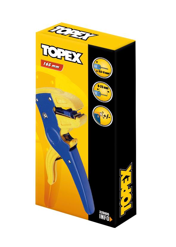 Automatyczny ściągacz izolacji TOPEX 175 mm