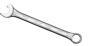 Komplet kluczy płasko-oczkowych TONA