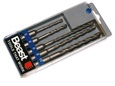 Zestaw wierteł do betonu SDS BEAST- 5 szt.