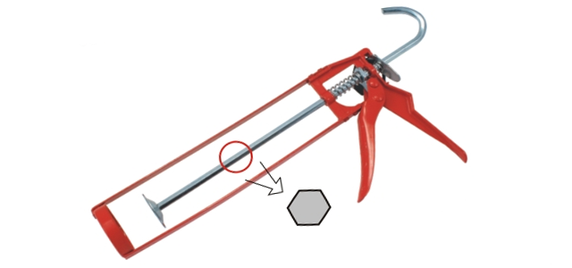 Wyciskacz mas, silikonu szkieletowy BEAST Wyciskacz mas, silikonu szkieletowy BEAST