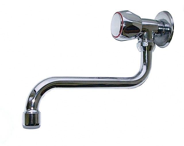 Kran czerpalny ścienny, wylewka S INVENA