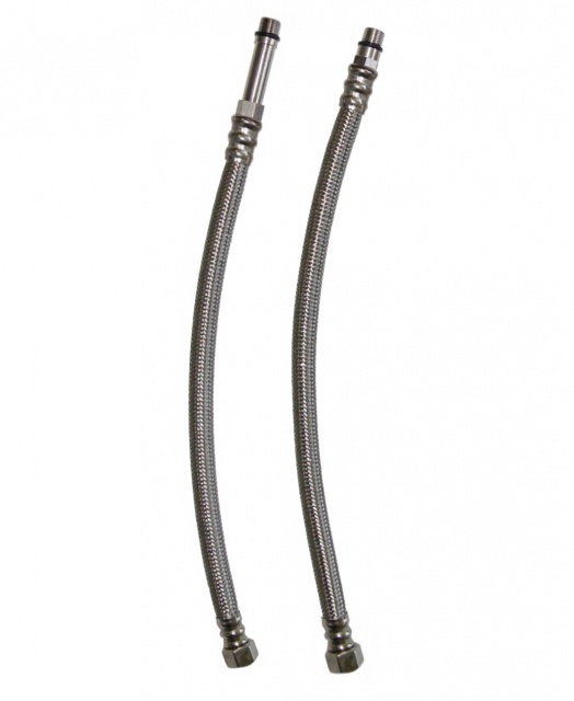  Wężyk w oplocie ze stali nierdzewnej 1/2"WxM10x1 50cm, INVENA