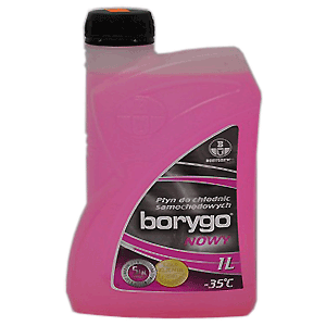 Płyn do chłodnic BORYGO do -35°C 1L, 5L Płyn do chłodnic BORYGO do -35°C 1L, 5L
