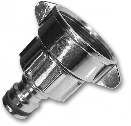 Przyłącze na kran 3/4" z redukcją 1" chrom