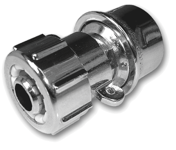 Szybkozłączka 1/2" chrom - STOP