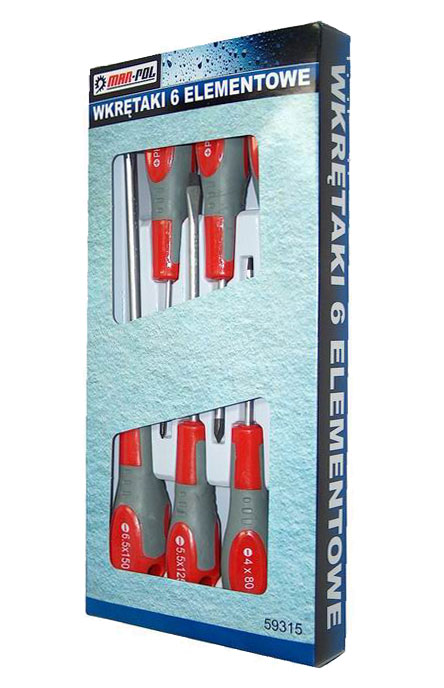 Wkrętaki Mar-Pol 6szt.