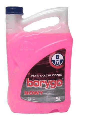 Płyn do chłodnic BORYGO do -35°C 5L
