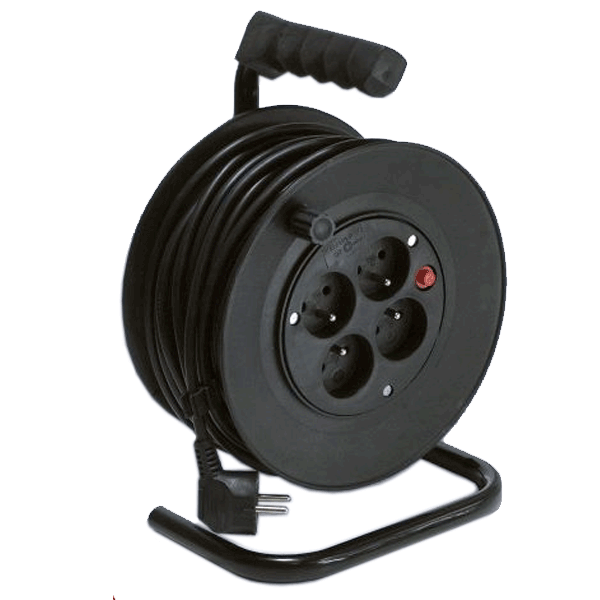 Przedłużacz bębnowy 3x1,5 25m