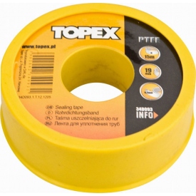Taśma uszczelniająca do rur  TOPEX 15m