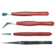 Pincety z izolacją TOP TOOLS 4szt.