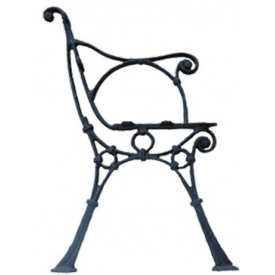 Noga do ławki z oparciem