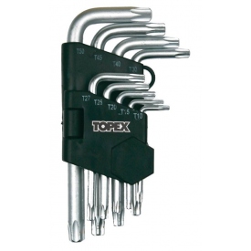 Klucze TORX TOPEX T10-50mm 9szt