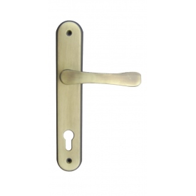 Klamka drzwiowa BISZKOPT  patyna-mat 60cm wkład