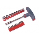 Uchwyt "T" miękki  z końc&oacute;wkami