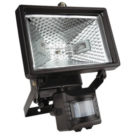 Oprawa halogenowa z czujnikiem ruchu TOPEX biała 500W