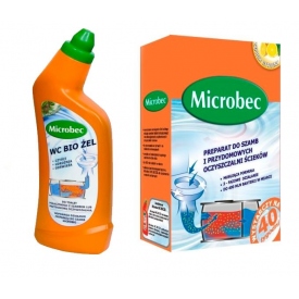 Preparat do szamb Microbec BROS 1kg + WC żel