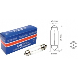 Żar&oacute;wka SV 8,5 10x37 - 12V-5W
