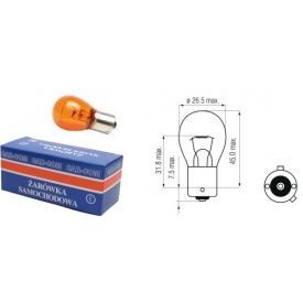 Żar&oacute;wka - 12V-5W ż&oacute;łta