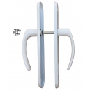 Klamka drzwiowa biała 90cm klucz