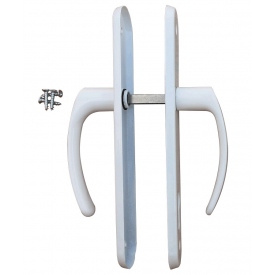 Klamka drzwiowa biała 90cm klucz