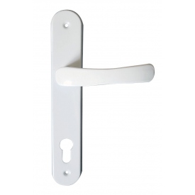Klamka drzwiowa biała 90cm wkład