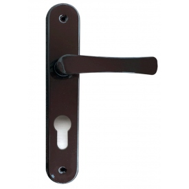 Klamka drzwiowa brązowa 72cm wkład