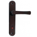 Klamka drzwiowa brązowa WC