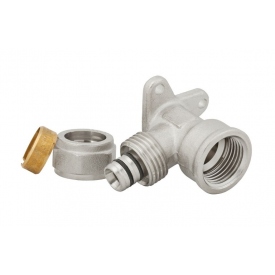 Kolano naścienne 90&deg; z gwintem wewnętrznym Invena 1/2"x20mm