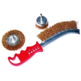 Szczotki metalowe -zestaw 3szt