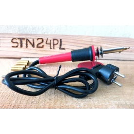 Lutownica wypalarka do drewna i sk&oacute;ry + 22 groty