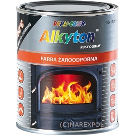 Farba żaroodporna Alkyton 250ml- srebrna