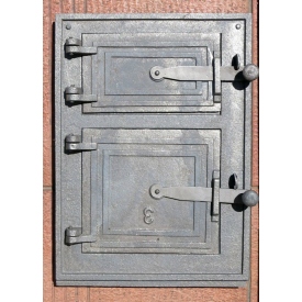 Drzwiczki piecowe żeliwne 28x39,5cm