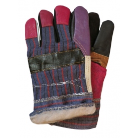 Rękawice robocze sk&oacute;rzane- ocieplane