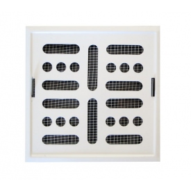 Kratka wentylacyjna 140x140mm biała