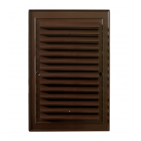 Kratka wentylacyjna 140x210mm brąz plastik