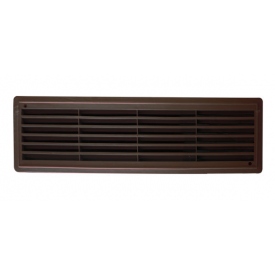 Kratka wentylacyjna do drzwi 43x11cm brąz