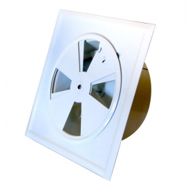 Wentylator z wiatrakiem biały 110mm