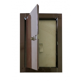 Drzwiczki kominowe 140x210mm brązowe