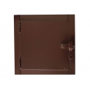 Drzwiczki kominowe 140x140mm brązowe