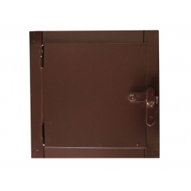 Drzwiczki kominowe 140x140mm brązowe