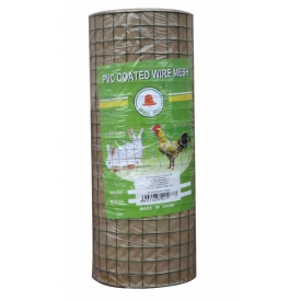 Siatka zgrzewana powlekana PCV 1" 0,5mx25m