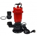 Pompa do wody brudnej szamba żeliwo  -czerwona