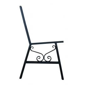 Noga do ławki metalowa bez podłokietnika