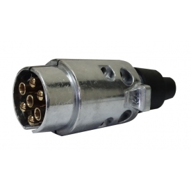 Wtyczka 7 biegunowa do przyczepki - aluminiowa