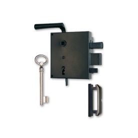 Zamek hakowy do drzwi klucz 60 klamka