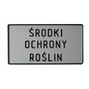 Tabliczka informacyjna ŚRODKI OCHRONY ROŚLIN