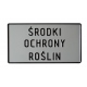 Tabliczka informacyjna ŚRODKI OCHRONY ROŚLIN